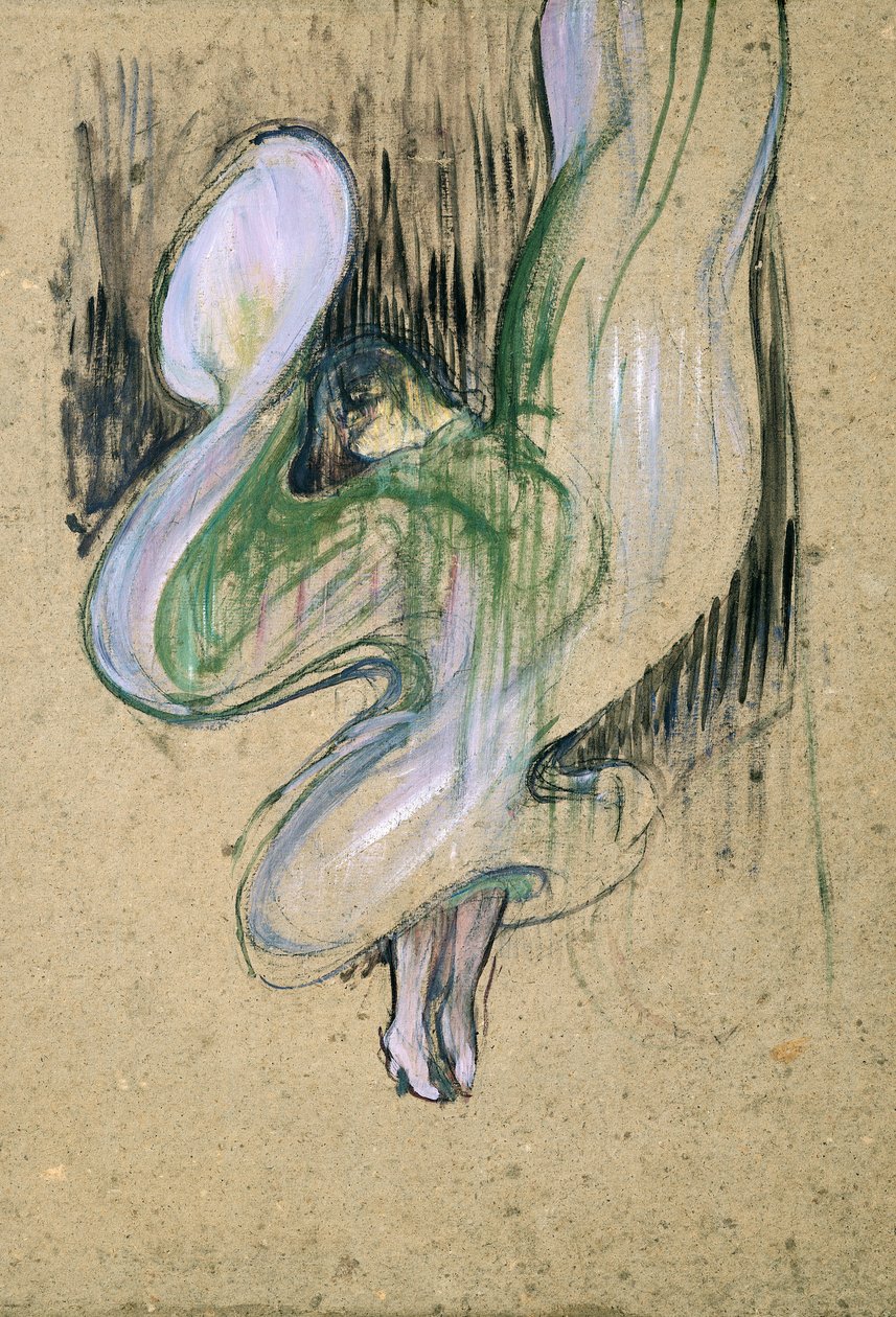 Study for Loie Fuller at the Folies-Bergere by Henri de Toulouse-Lautrec