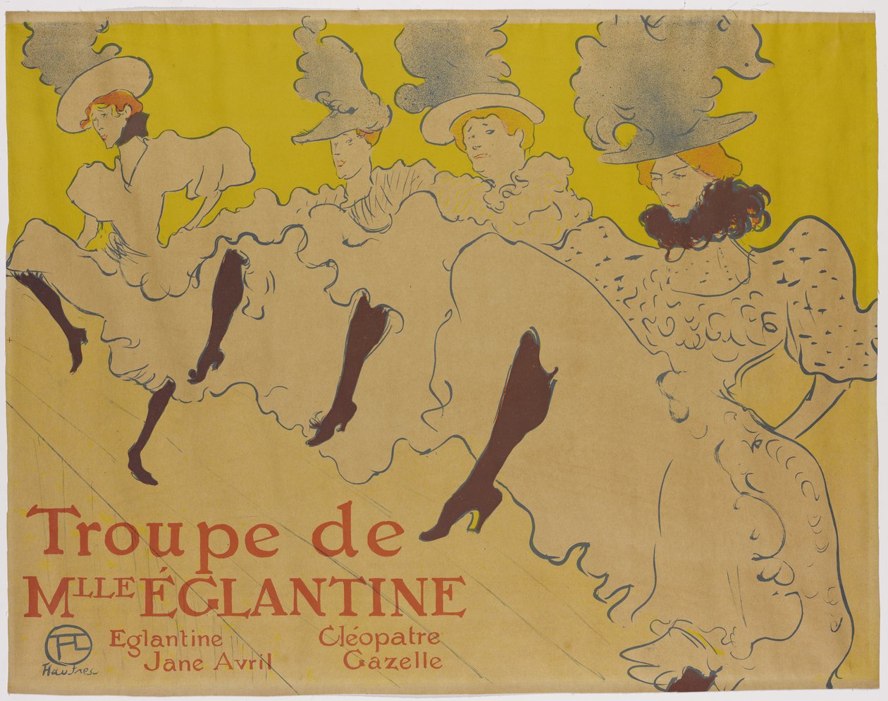 La Troupe de Mademoiselle Eglantine, 1895 by Henri de Toulouse Lautrec