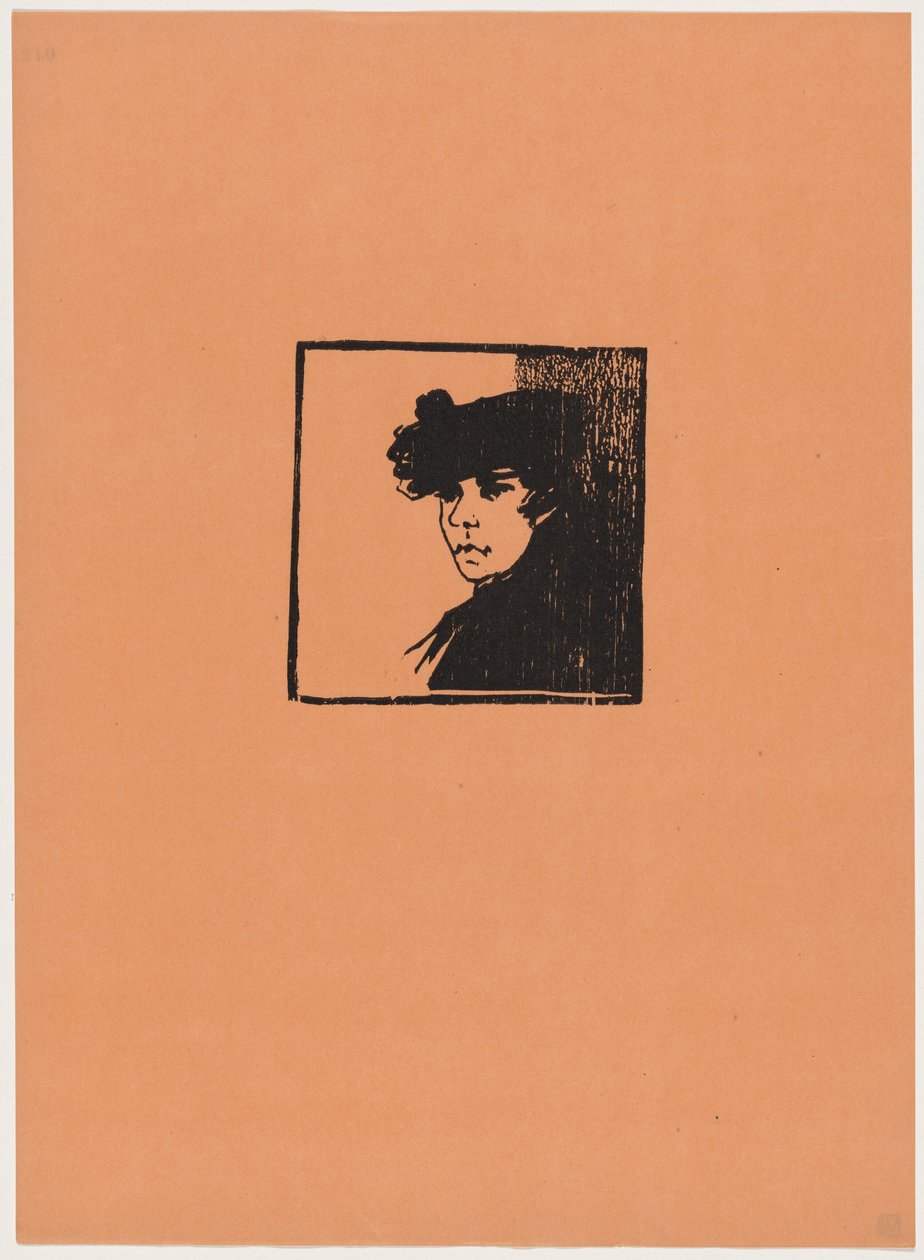 Head of a Woman by Henri-Charles Guérard