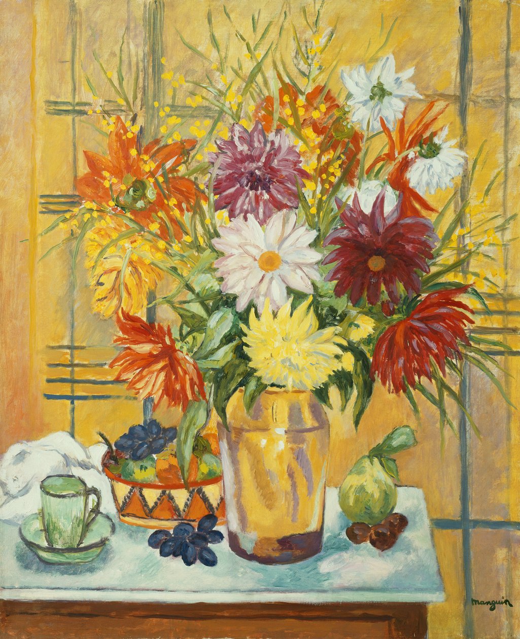 Henri Manguin、【Fleurs dans un Vase】 Flowers in a Vase by Henri Charles Manguin: Fine art print