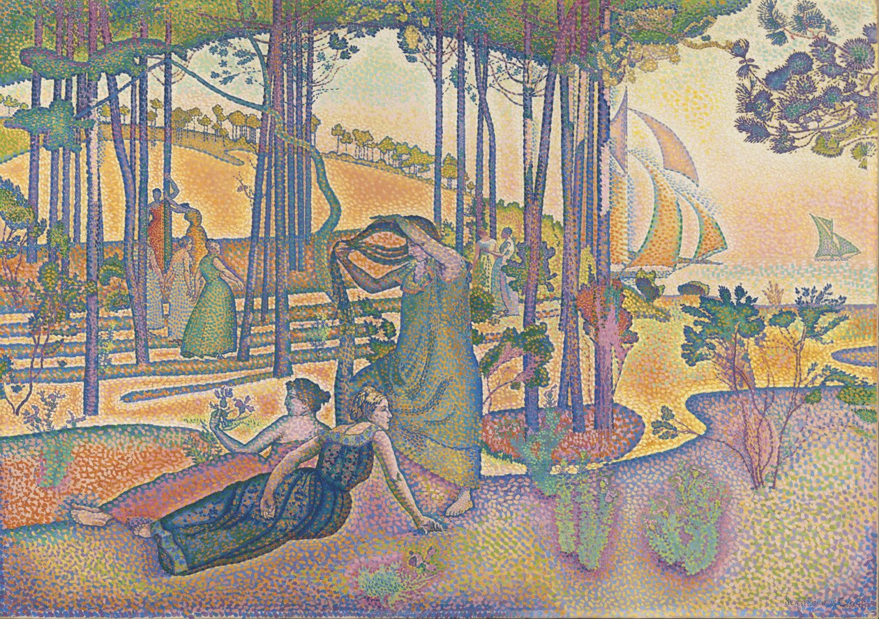 The Evening Air by Henri-Edmond Cross