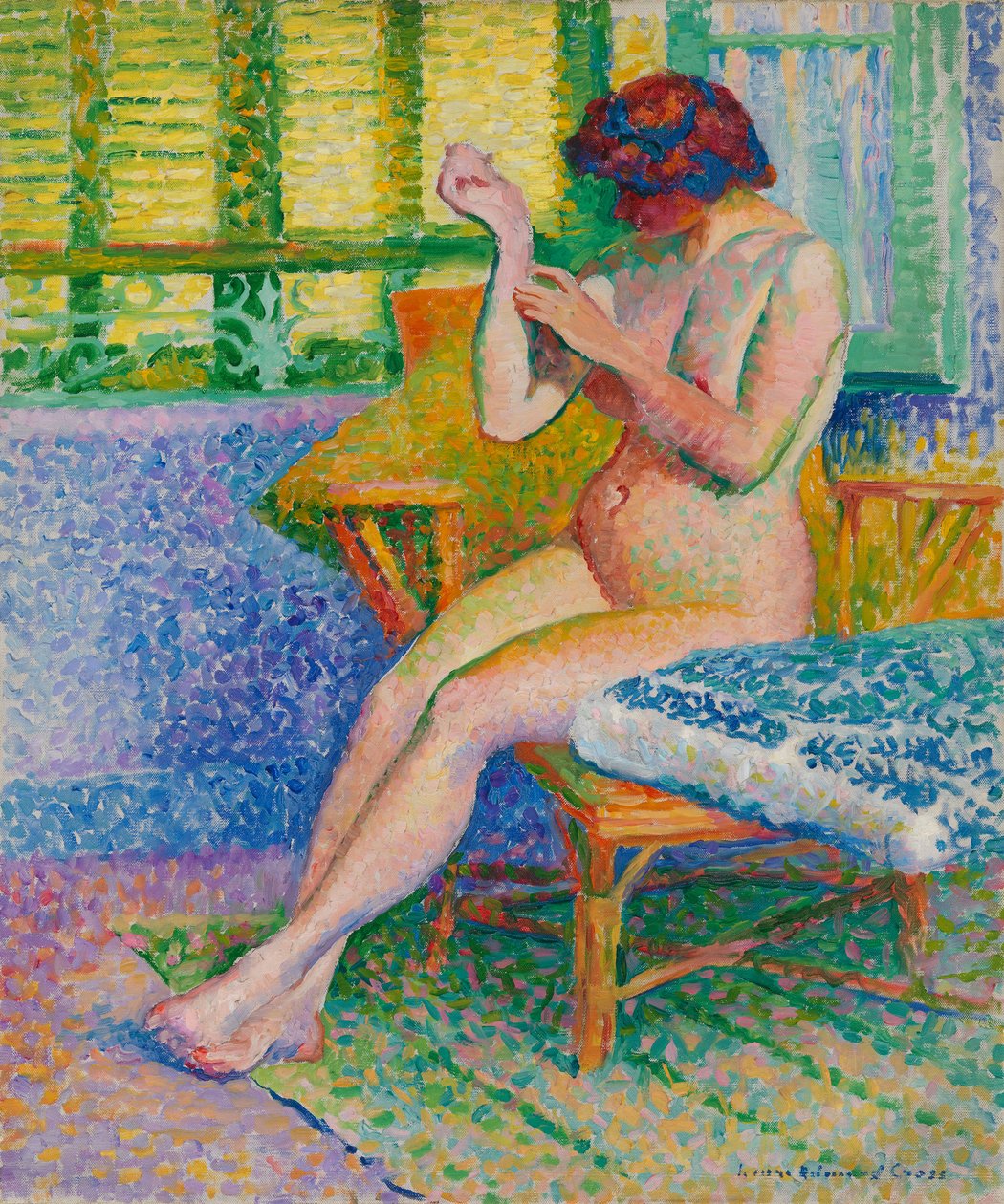 Model by Henri-Edmond Cross