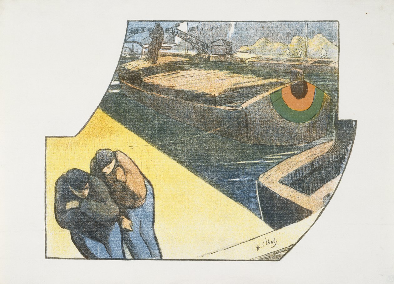Program for the Théâtre Libre production of Boubouroche, Valet de Coeur, 1893 by Henri Gabriel Ibels