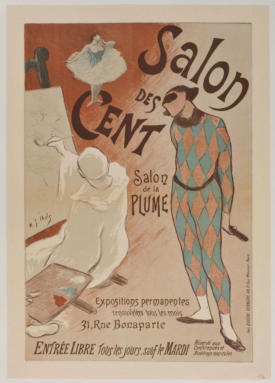 [Salon des Cent. February 1894] by Henri-Gabriel Ibels