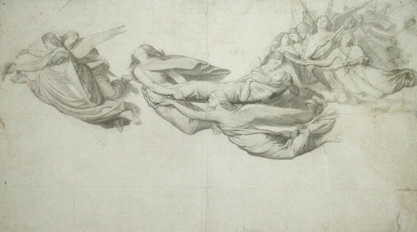 Sketch for Saint Catherine of Alexandria by Henri Lehmann