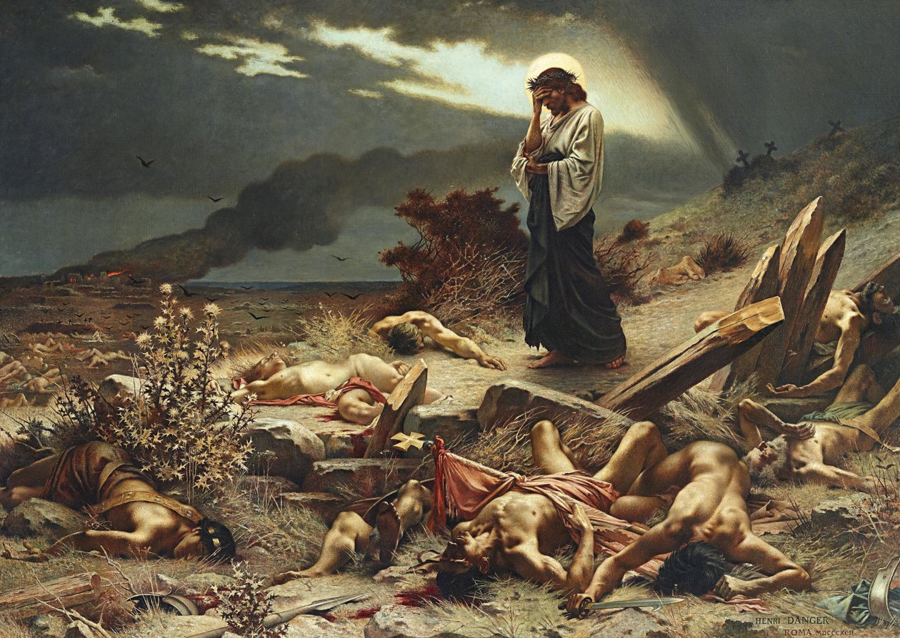 Love One Another or The Transgression of the Commandment by Henri Camille Danger
