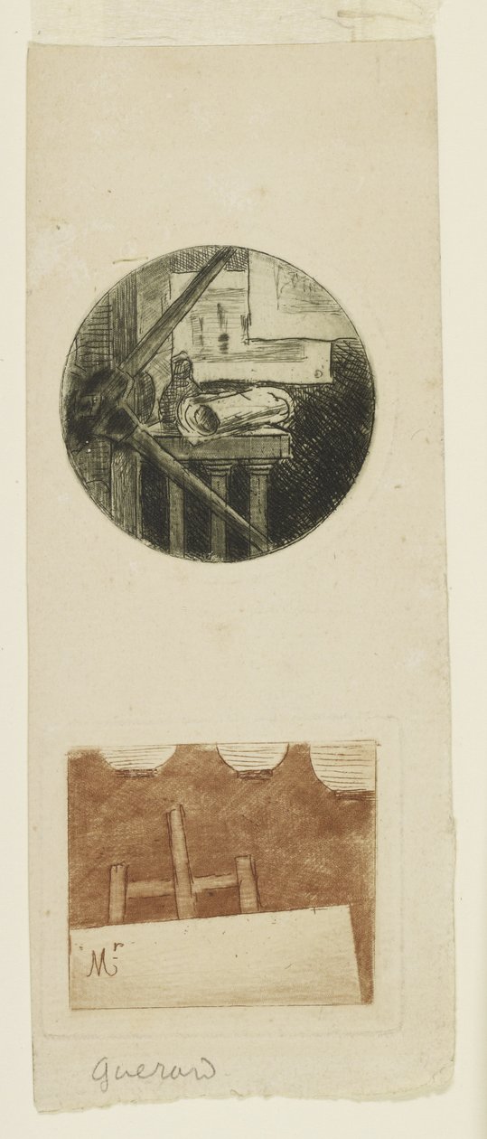 Place Card by Henri-Charles Guérard