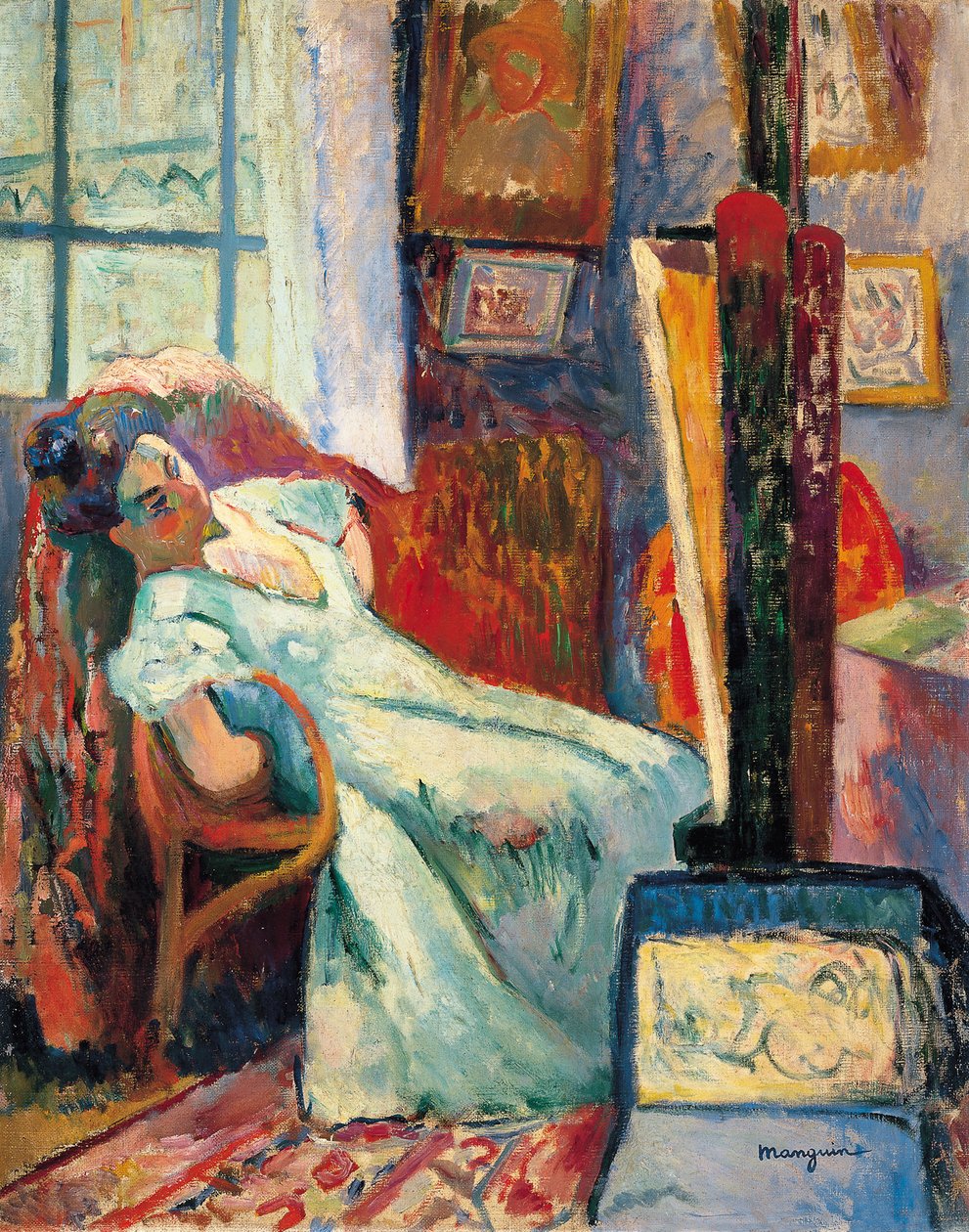 Model Resting, 1905 by Henri Charles Manguin