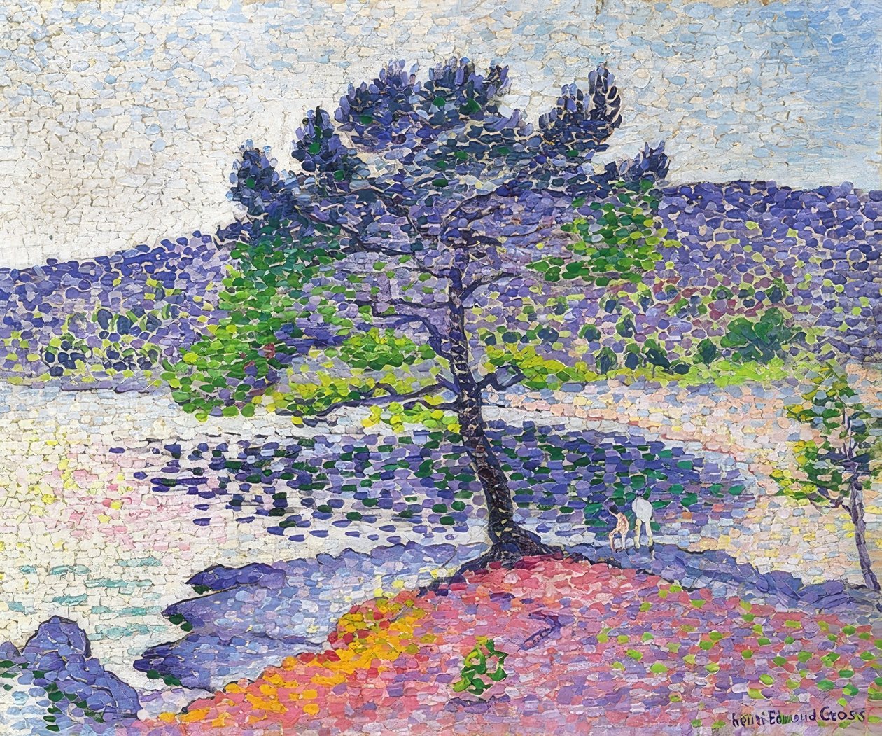 Beach at Evening Light. 1902 by Henri-Edmond Cross