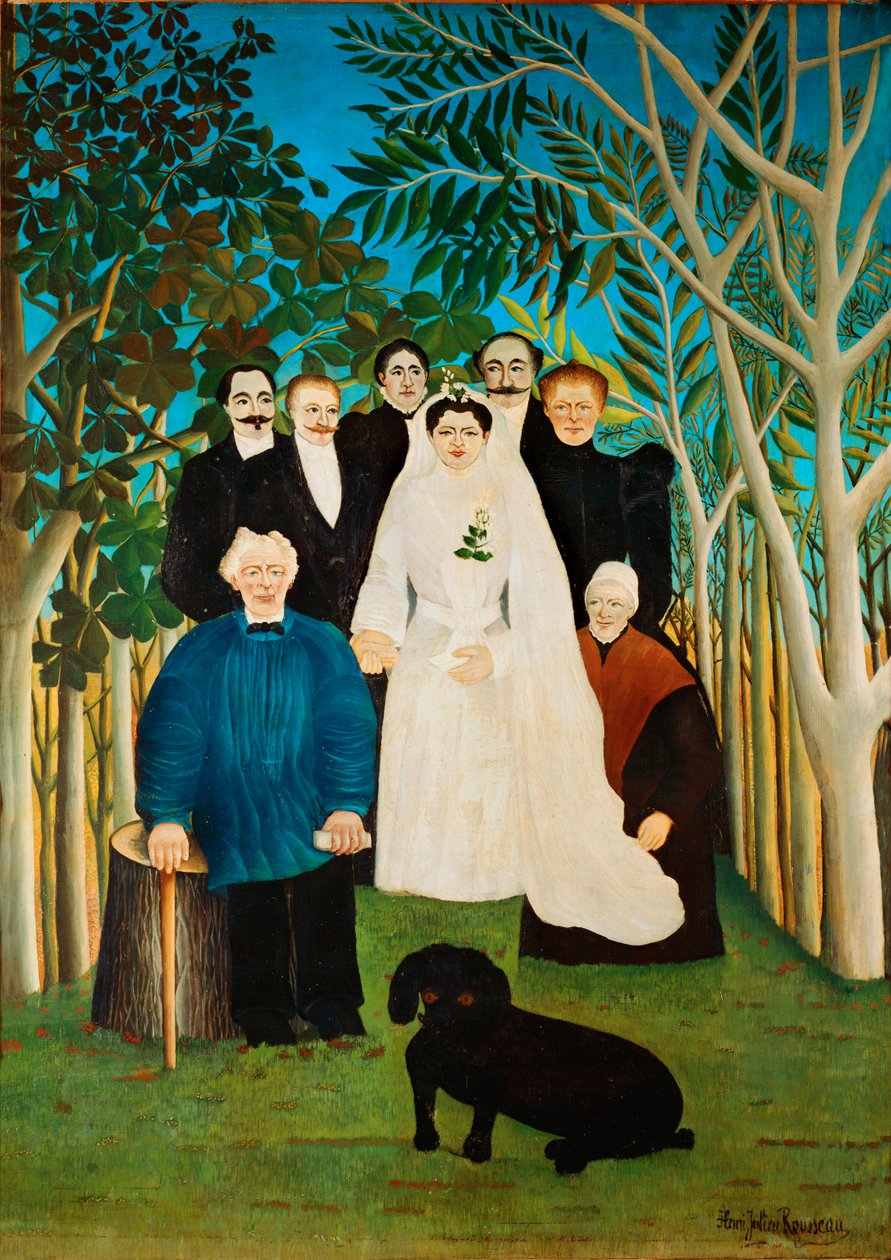 The Wedding by Henri Emilien Rousseau