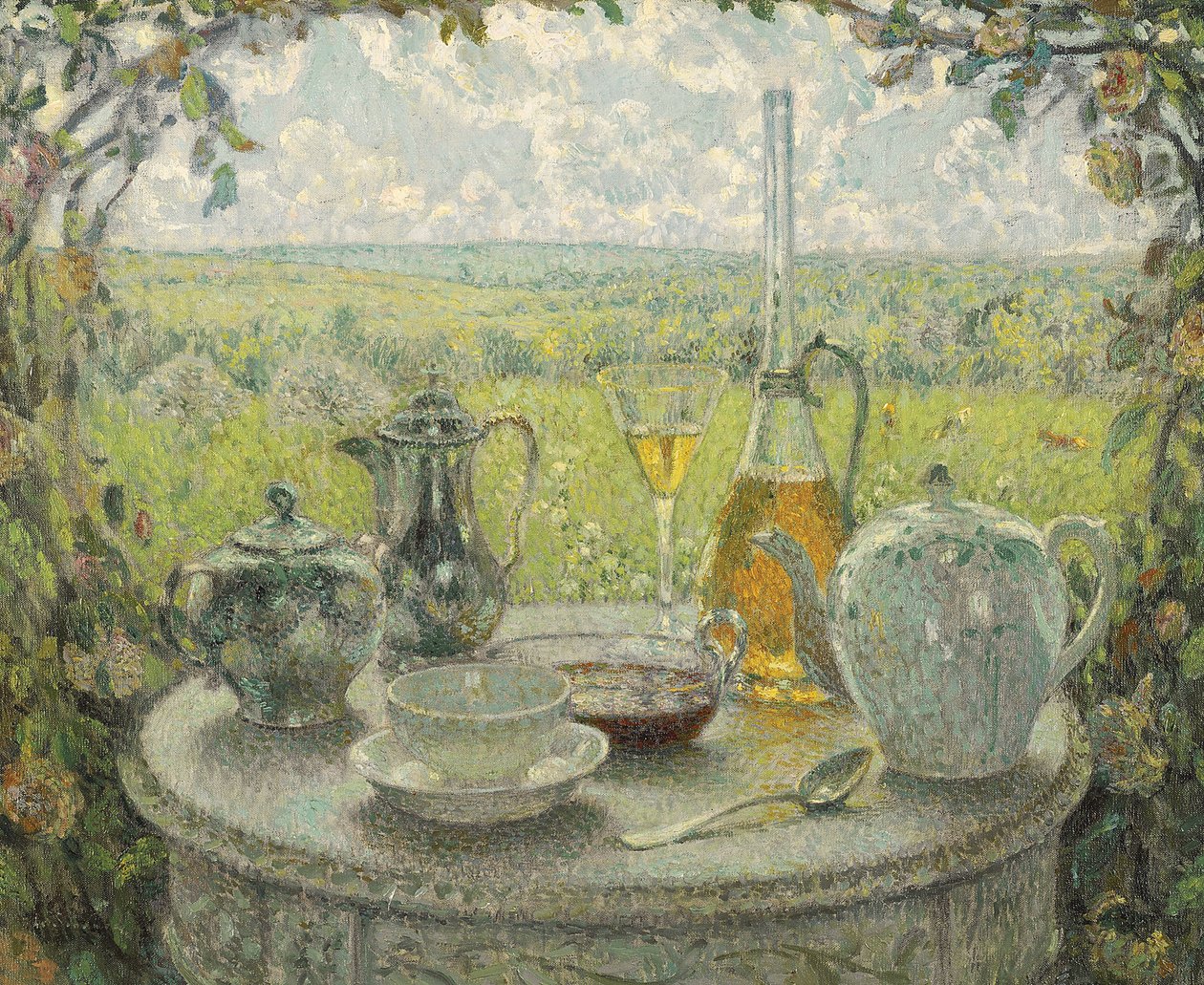 Postimpressionism: Table, Spring by Henri Eugene Augustin Le Sidaner