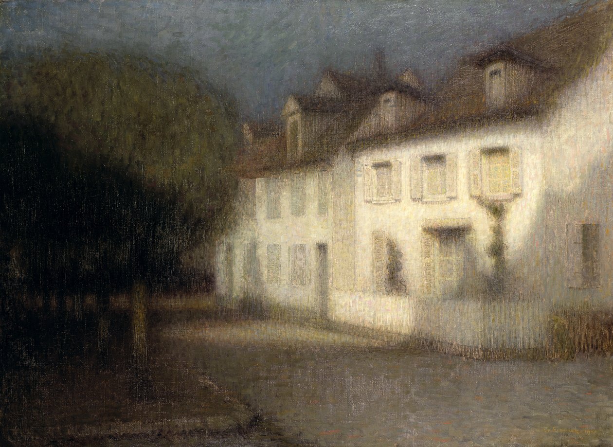 The House by Henri Eugene Augustin Le Sidaner