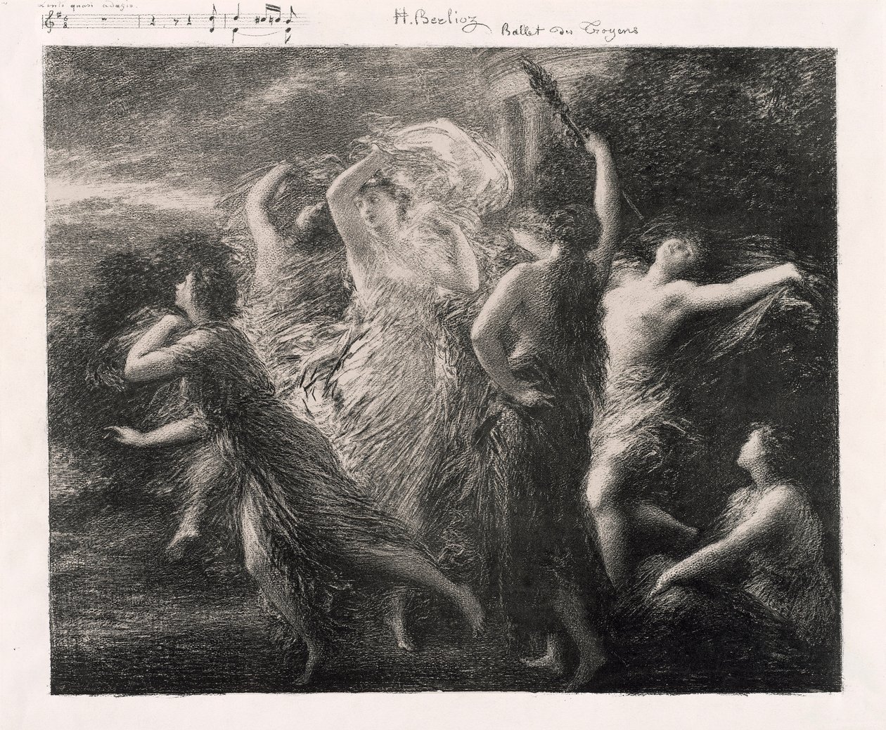 Dance of the Trojans by Henri Fantin-Latour