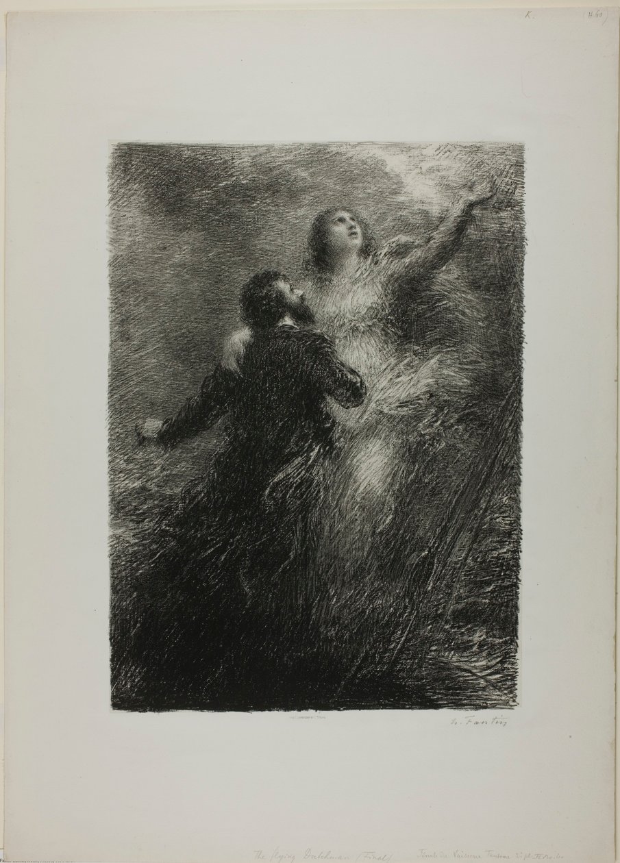 Finale of the Flying Dutchman, Second Plate by Henri Fantin-Latour