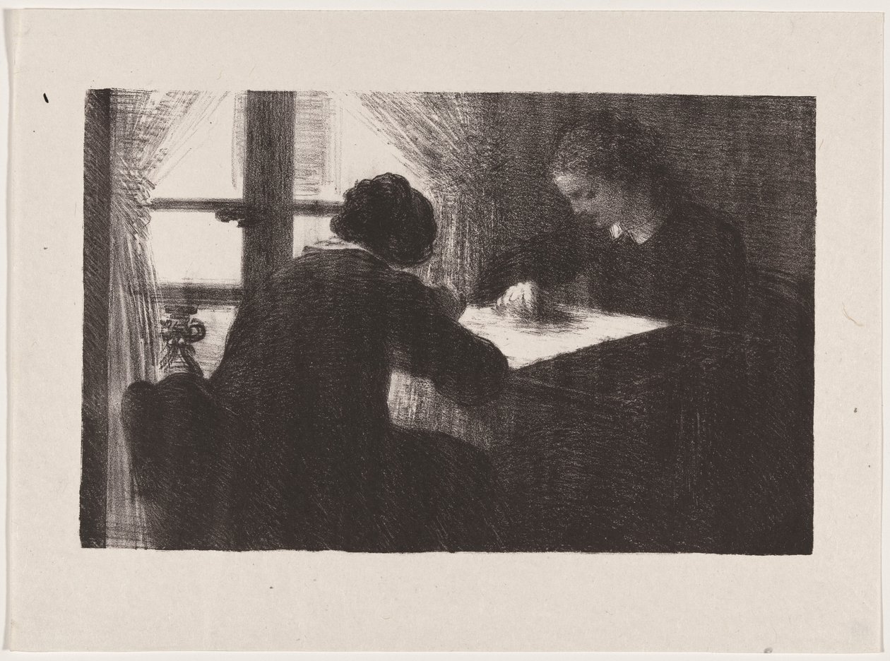 Interior (The Embroiderers) by Henri Fantin-Latour