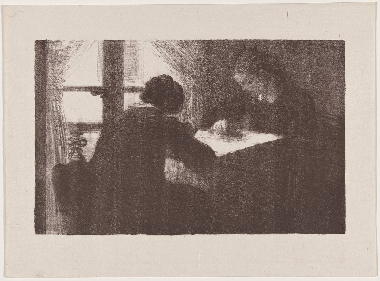 Interior (The Embroiderers) by Henri Fantin-Latour