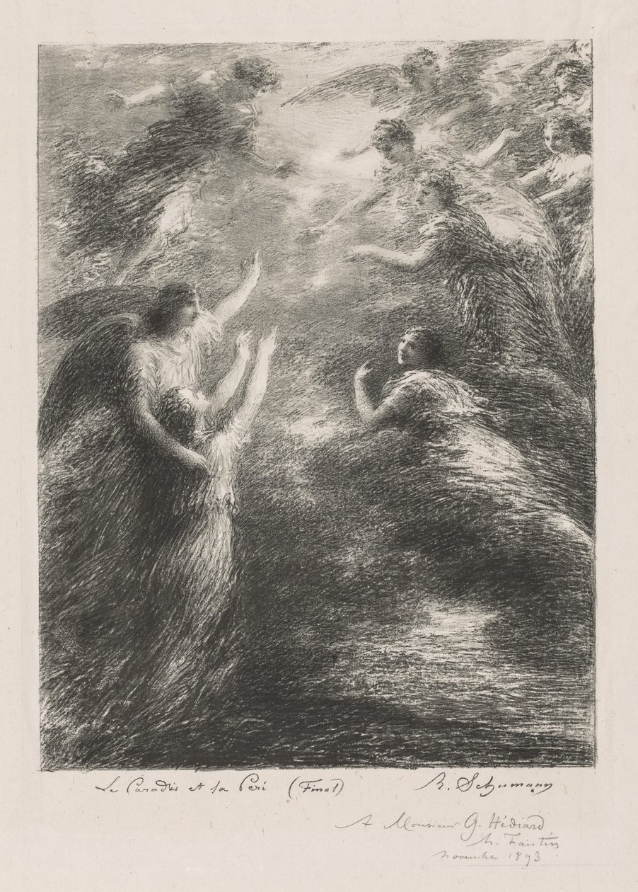 Paradise and the Peri by Henri Fantin Latour