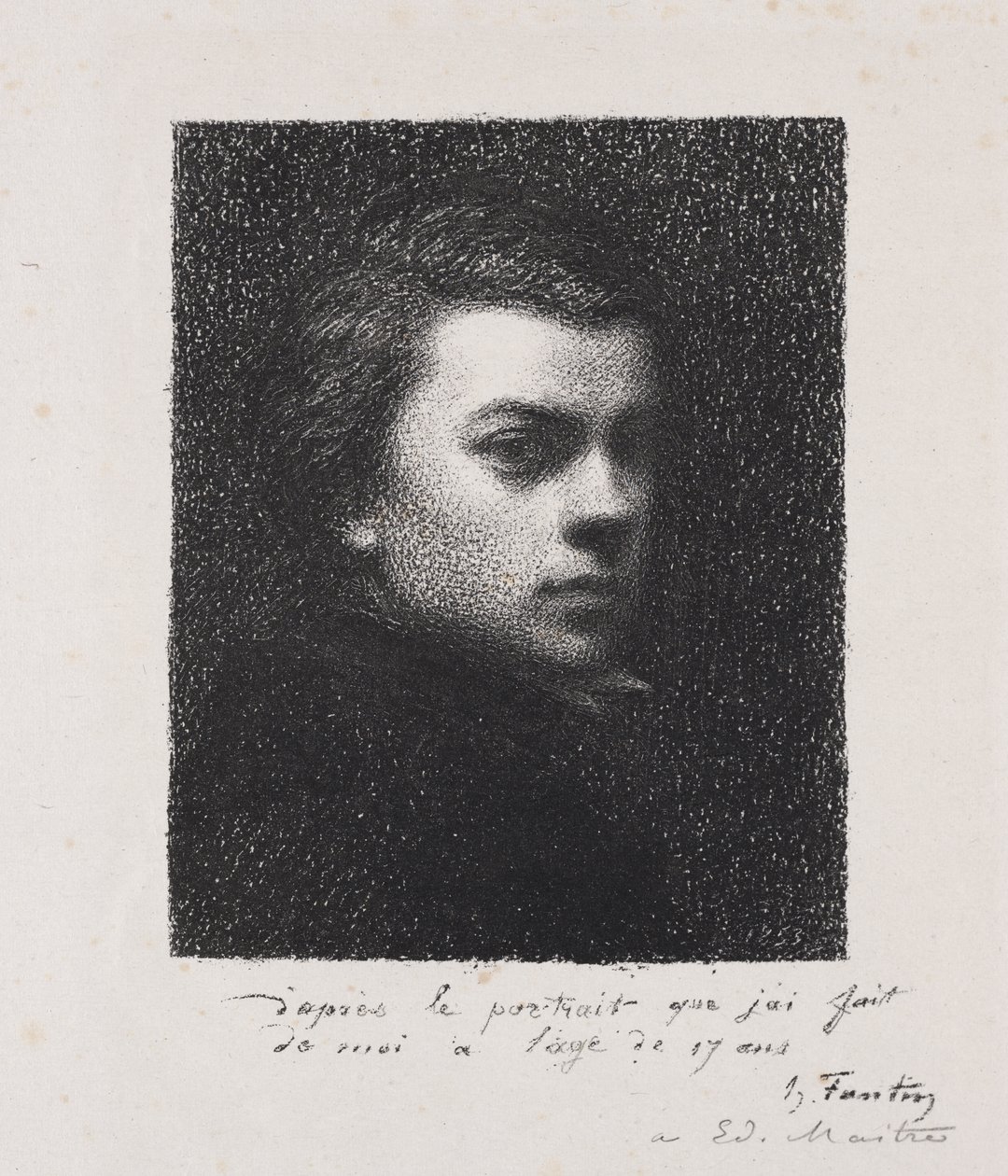 The Artist at 17 Years by Henri Fantin-Latour