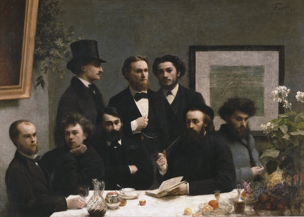 A Corner of the Table by Henri Fantin-Latour