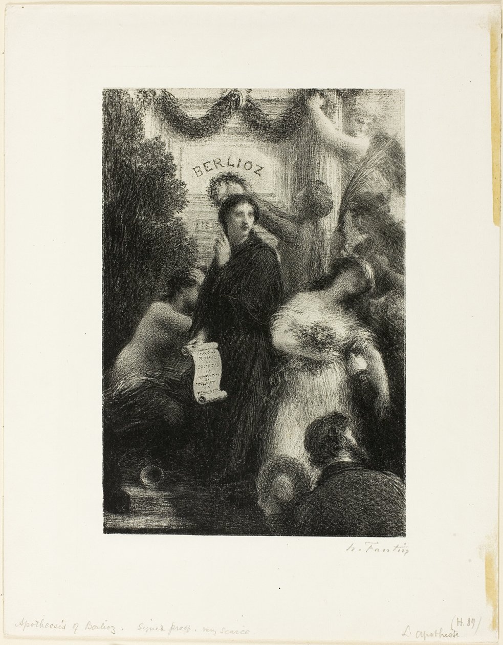 Apotheosis by Ignace Henri Jean Fantin Latour