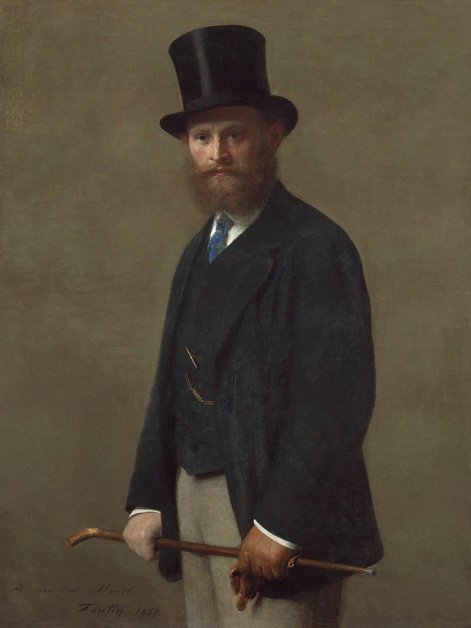 Édouard Manet by Ignace Henri Jean Fantin-Latour
