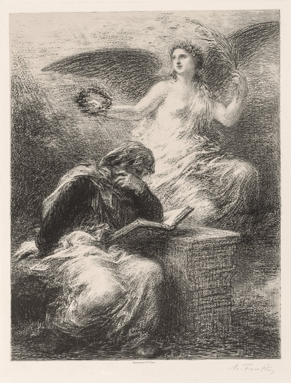 Glory by Ignace Henri Jean Fantin Latour
