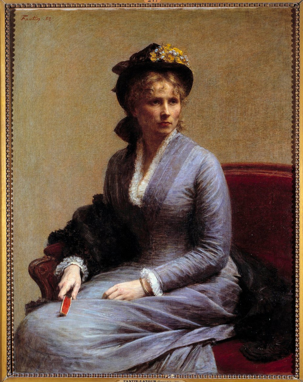 Portrait of Charlotte Dubourg by Ignace Henri Jean Fantin-Latour