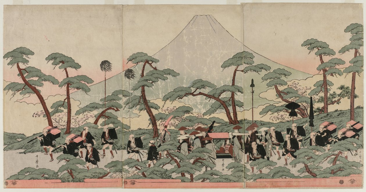 Procession at the Foot of Mount Fuji by Ignace Henri Jean Fantin-Latour