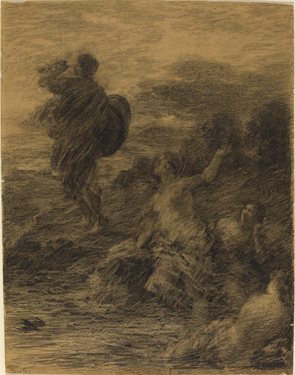Siegfried and the Rhine Maidens by Ignace Henri Jean Fantin Latour