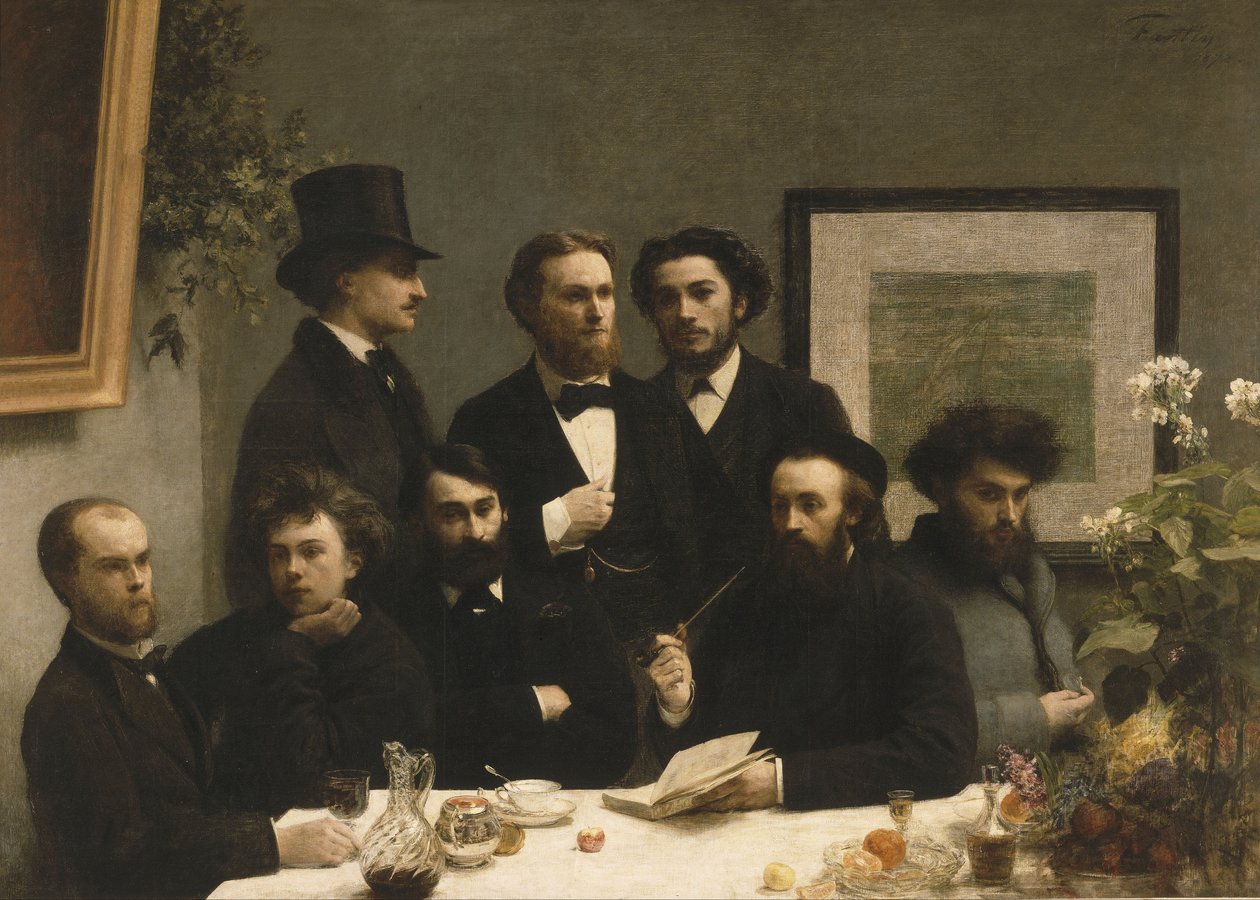 A Corner of the Table by Henri Fantin Latour