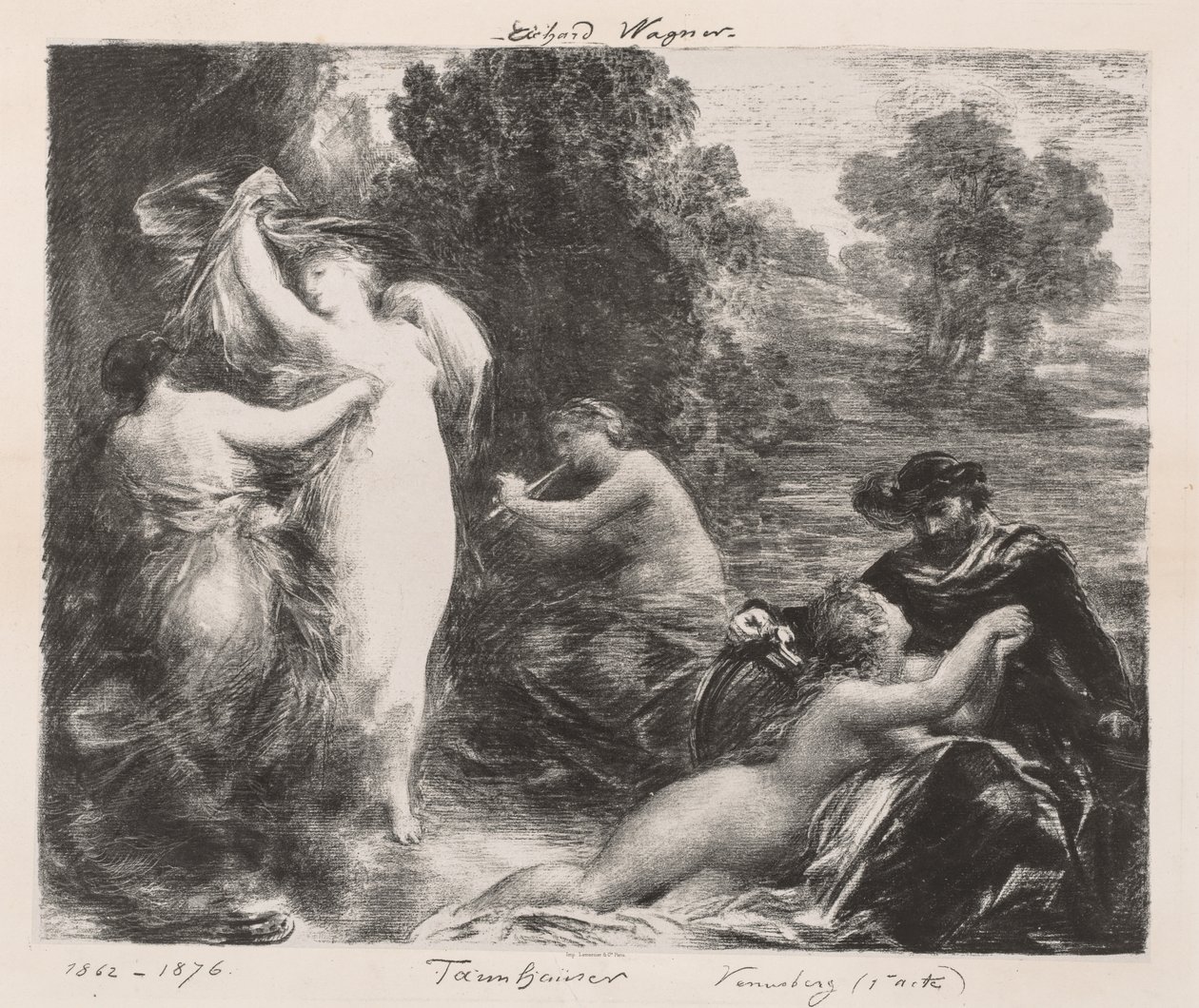 Venusberg by Ignace Henri Jean Fantin Latour