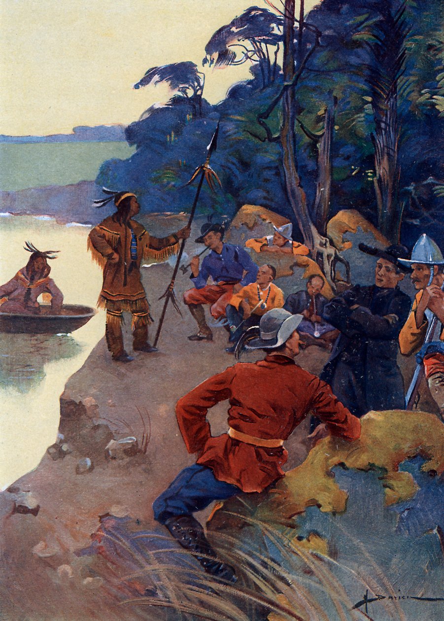 The First European Settlers on the Saint Lawrence River Banks, Present ...