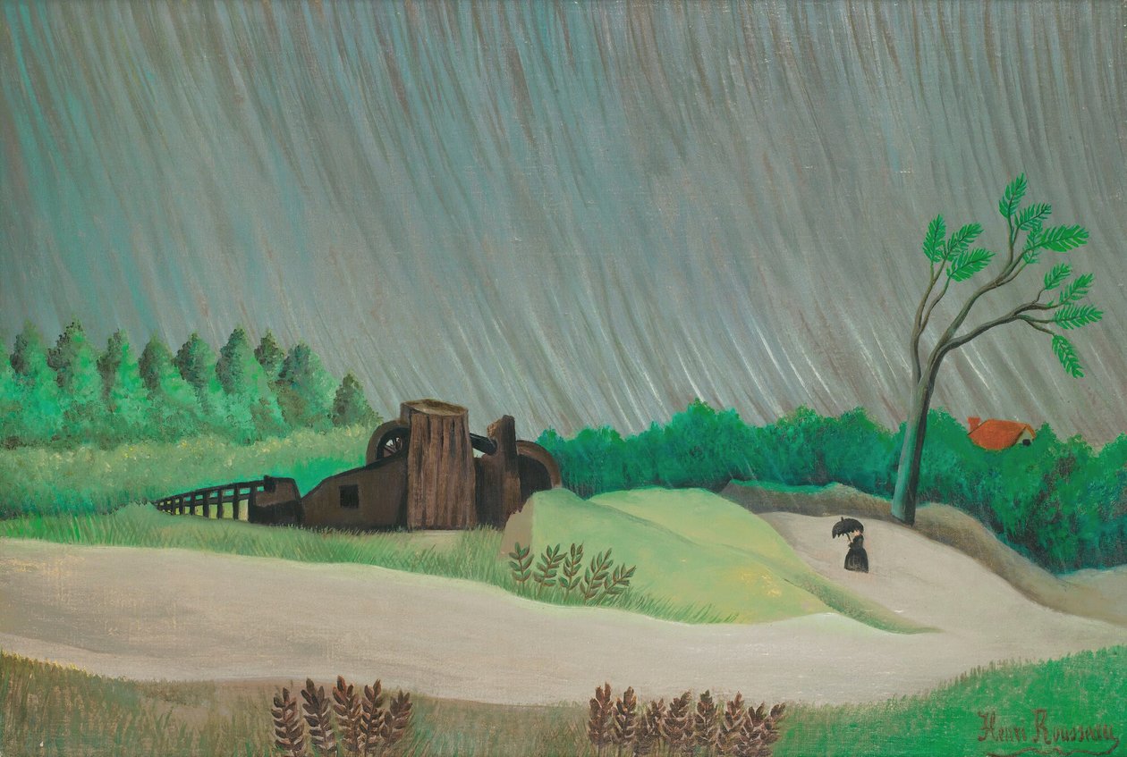 A Rainy Morning by Henri Rousseau