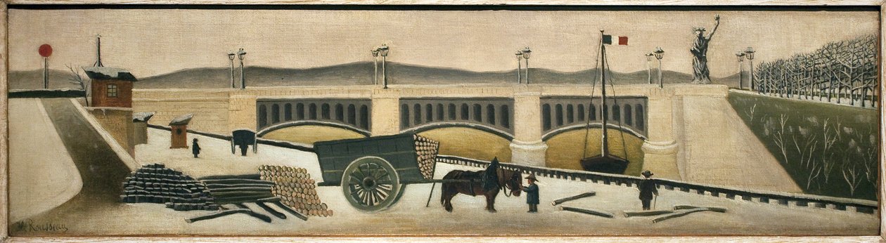 Grenelle Bridge by Henri J.F. Rousseau