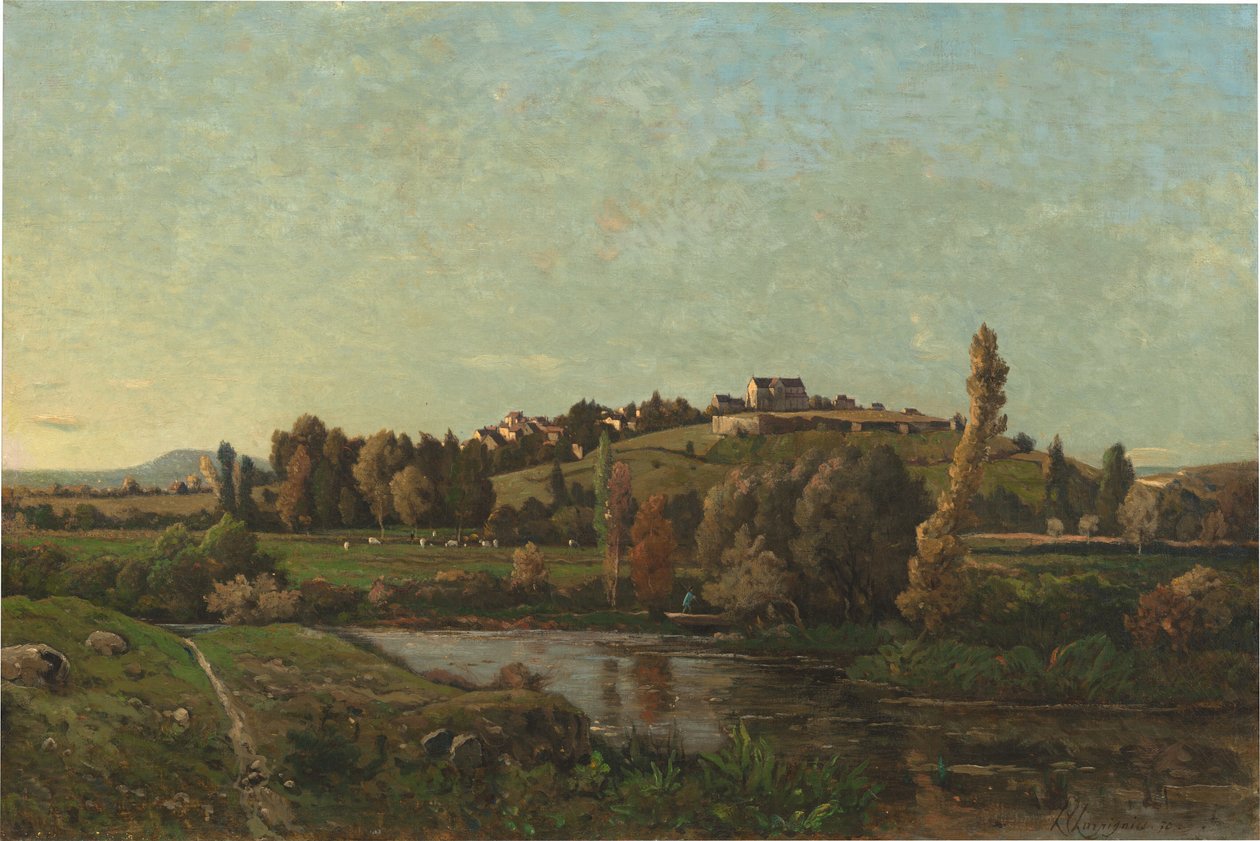 Landscape in Auvergne by Henri-Joseph Harpignies