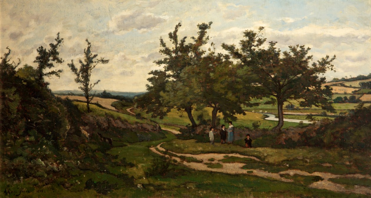 Paysage by Henri Joseph Harpignies