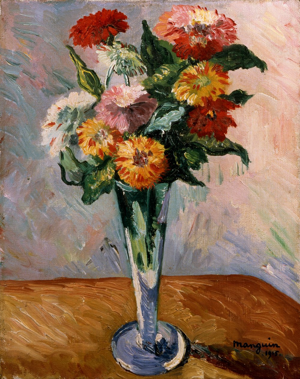 Henri Manguin、【Fleurs dans un Vase】 Henri Charles Manguin, L
