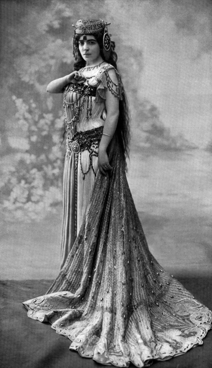 Opera Singer Germaine Bailac as Dalila in Opera 'Samson et Dalila'