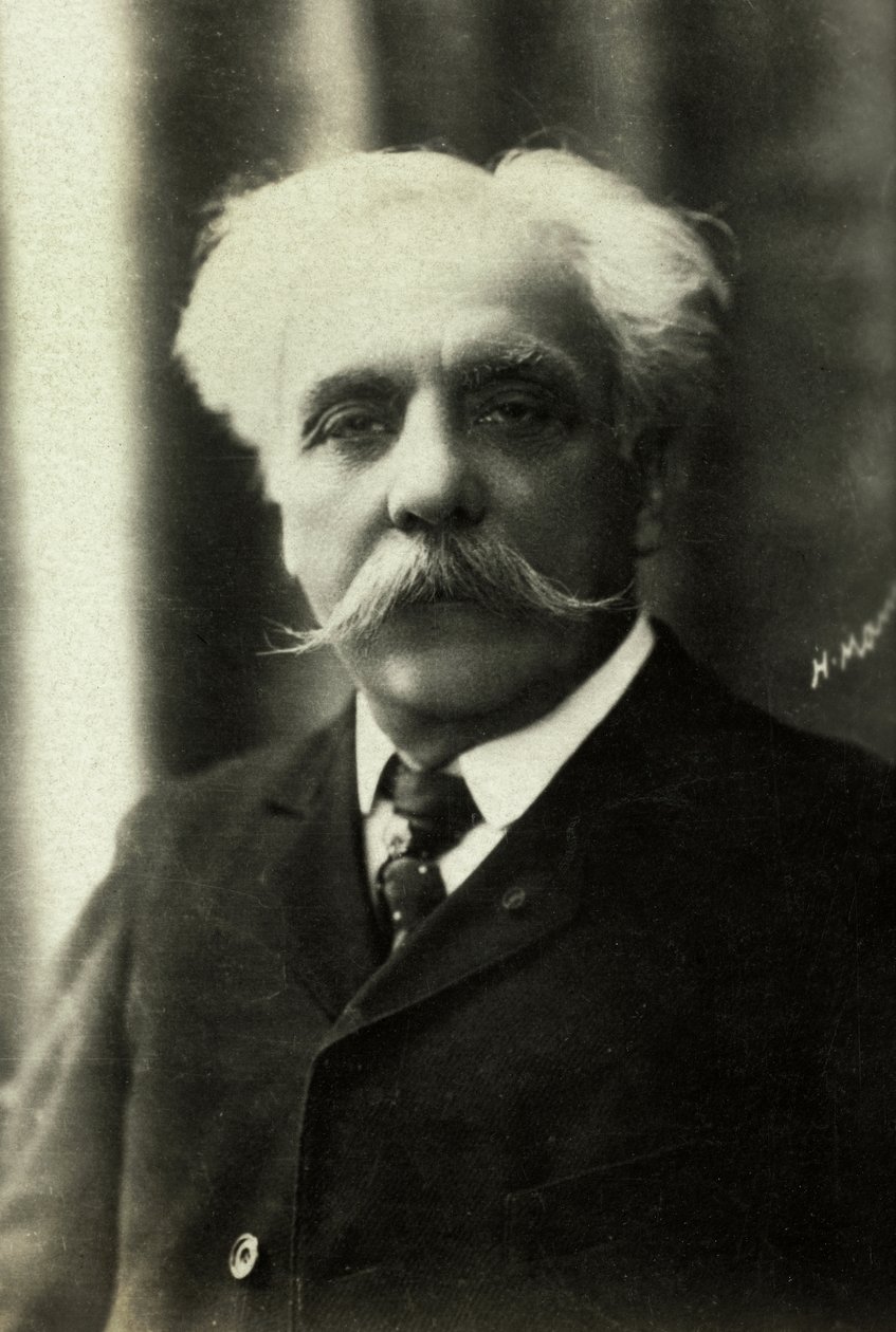 Portrait of Gabriel Faure by Henri Manuel: Fine art print