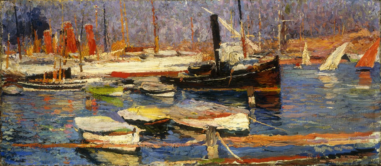 The Port of Marseille by Henri Martin