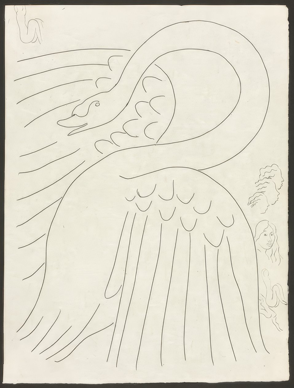 A Few Sonnets: Frontispiece, plate 24 from Poesies de Mallarmé by Henri Matisse