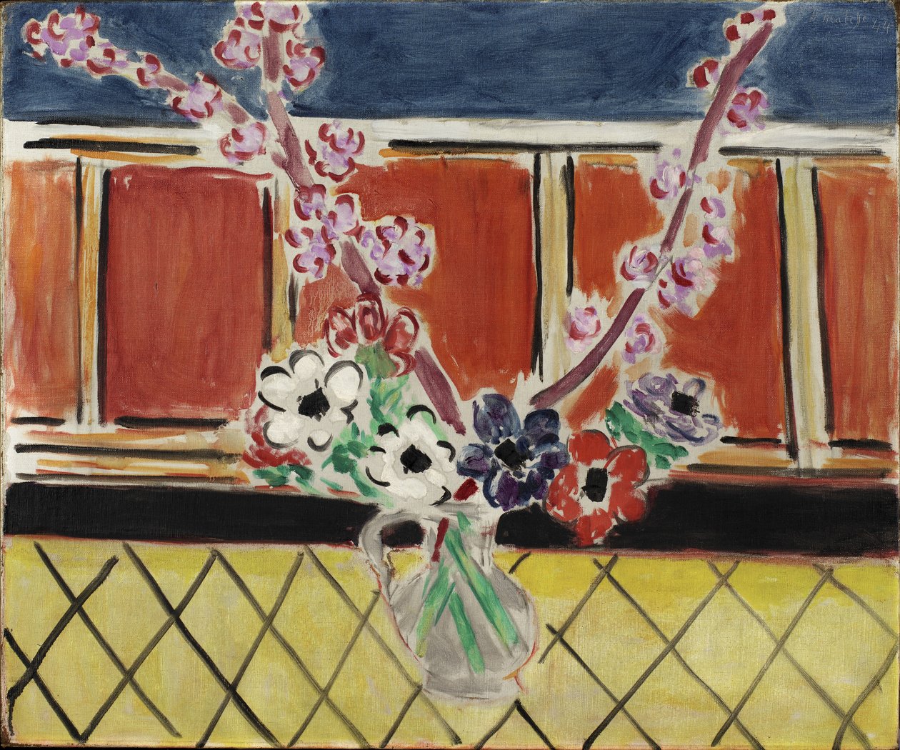 Anemones and Peach Blossoms by Henri Matisse