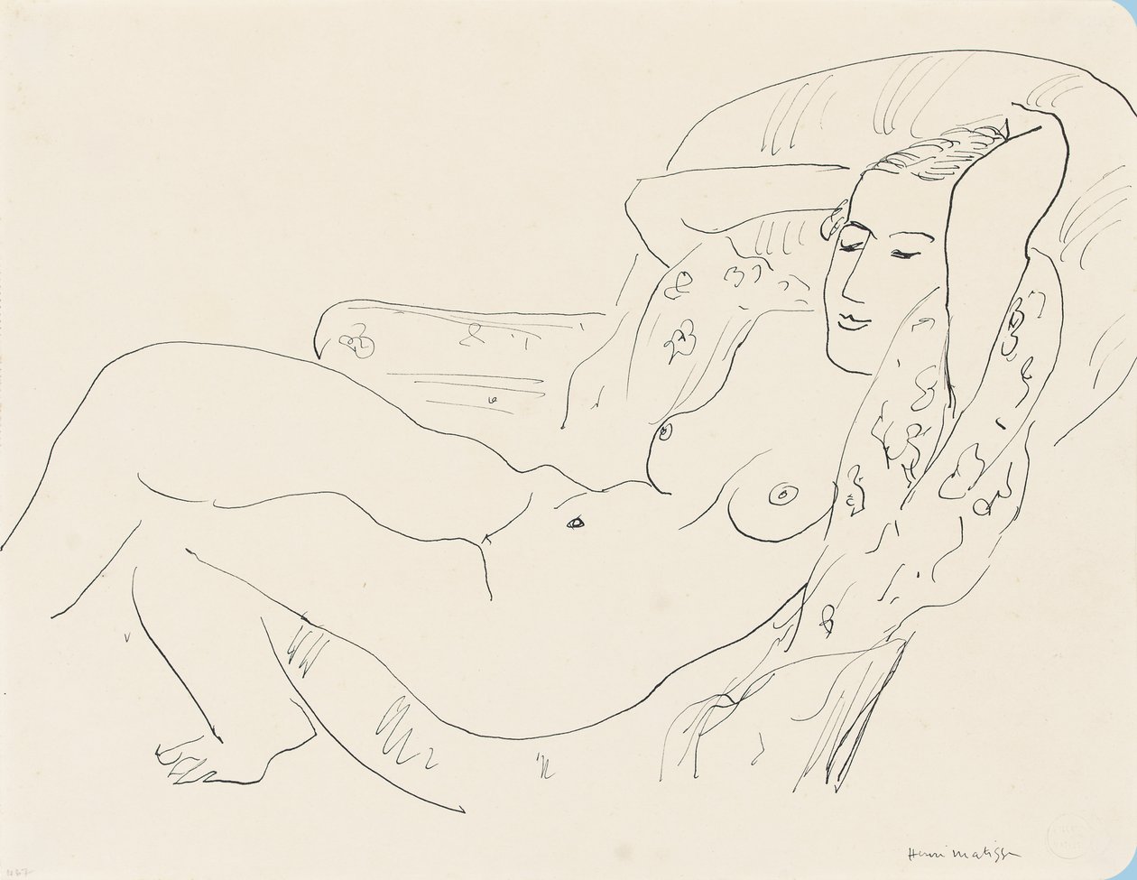 Female Nude, Arms Raised by Henri Matisse