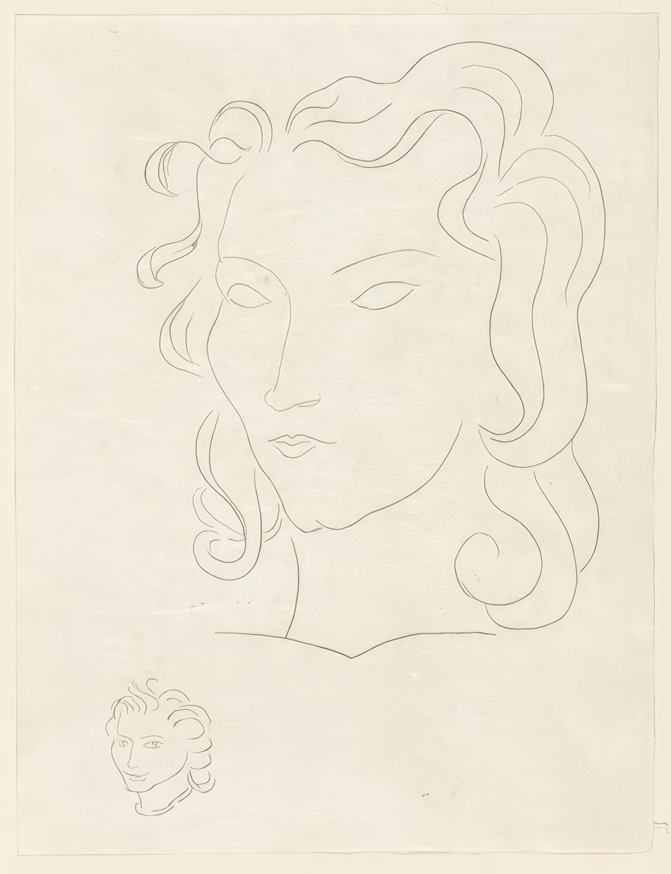 Album Pages, Rondels, Plate 23 from Poems of Mallarmé by Henri Matisse