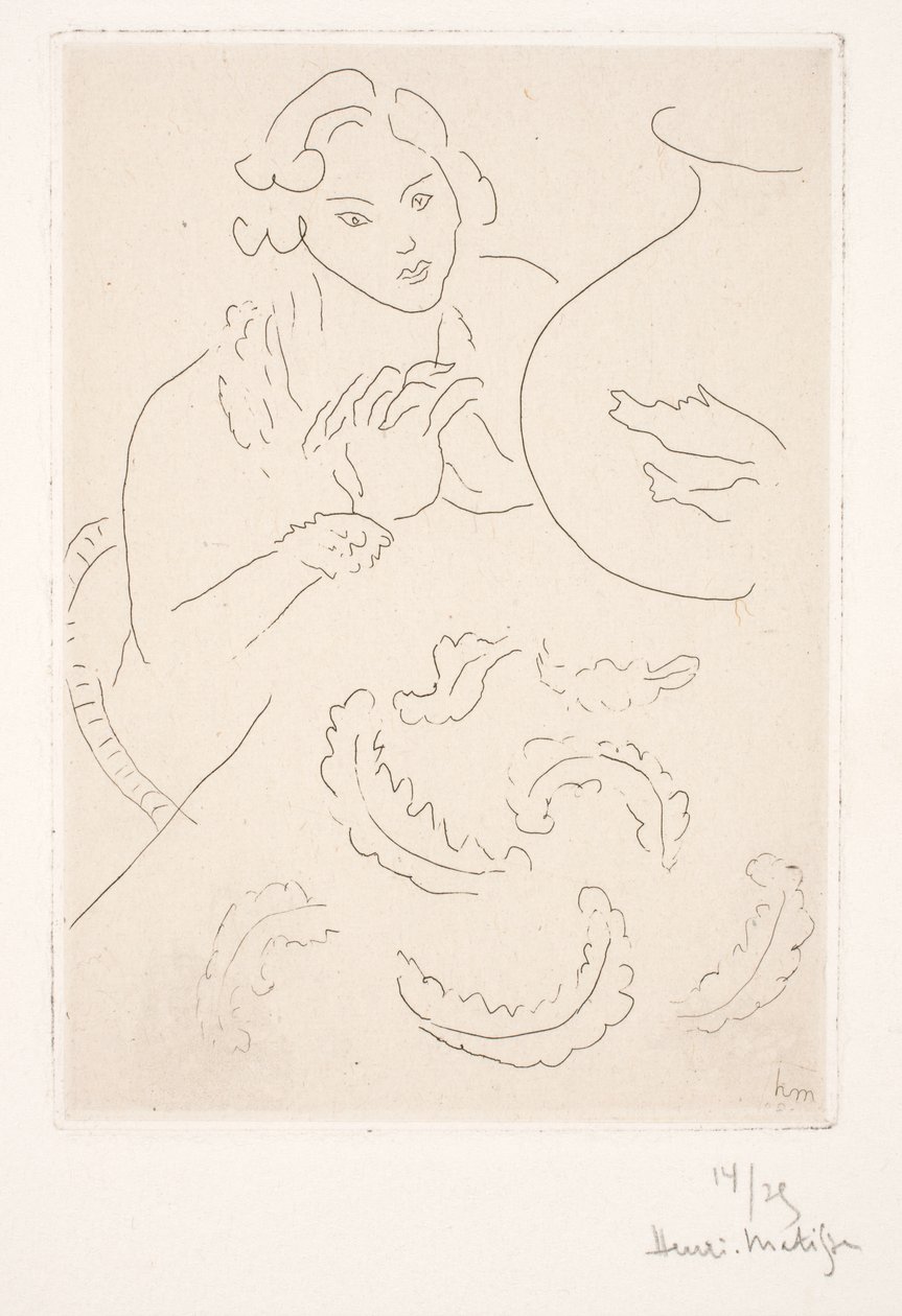 Figure Near the Golden Fish by Henri Matisse