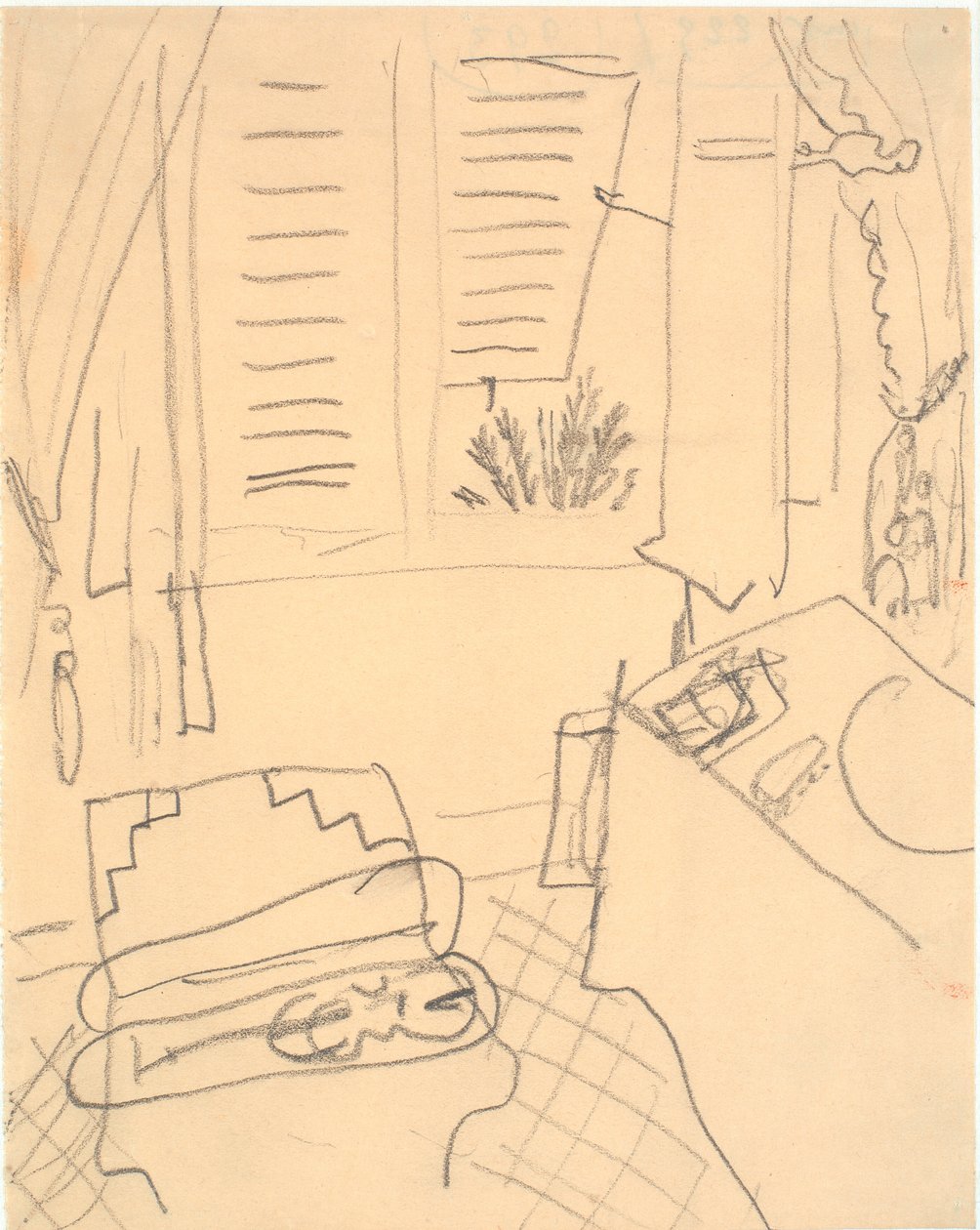Interior with a Violin by Henri Matisse