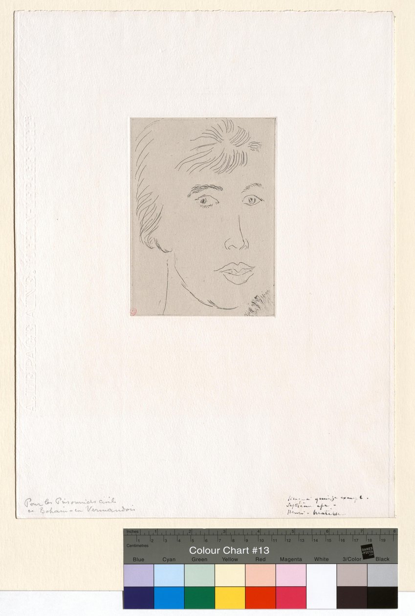 Josette Gris, Three-Quarter View by Henri Matisse