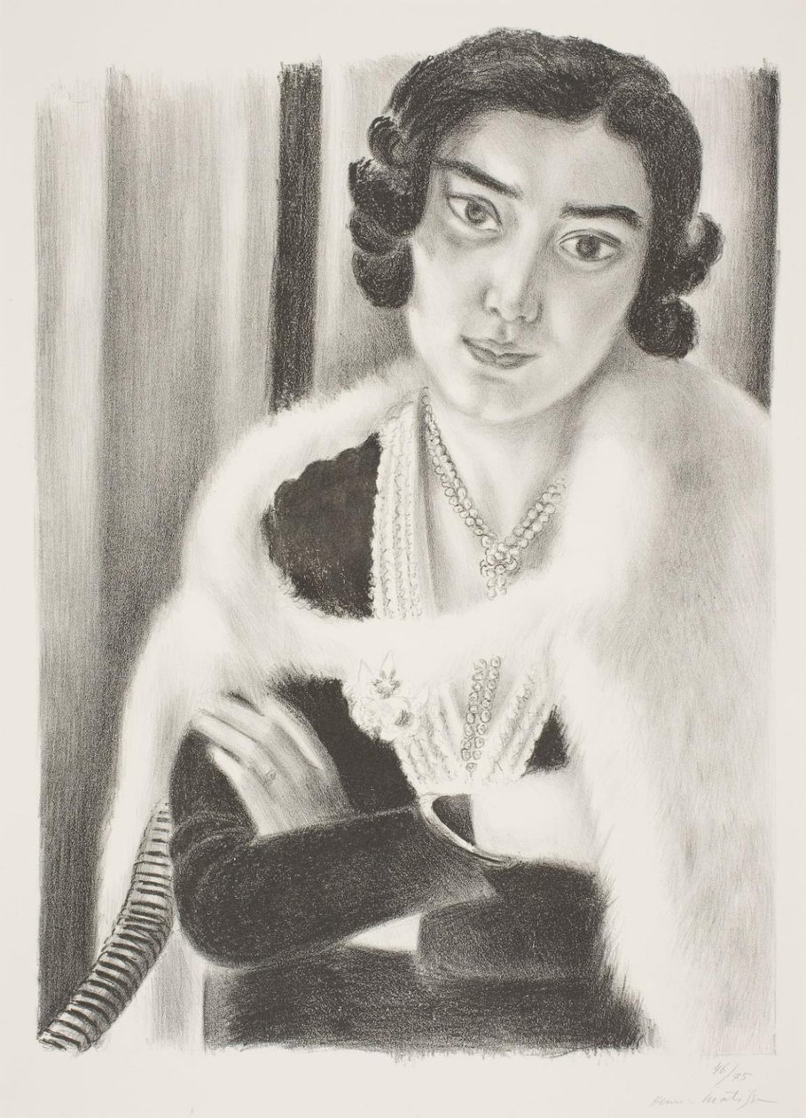 Woman with Fox Fur Cape by Henri Matisse