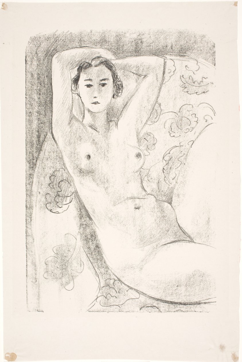 Female Model, Sitting in an Armchair by Henri Matisse