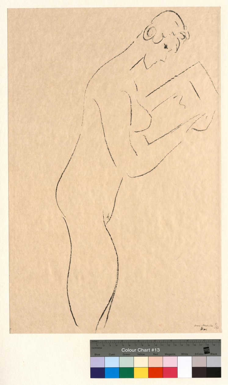 The Reading, Nude in Profile by Henri Matisse